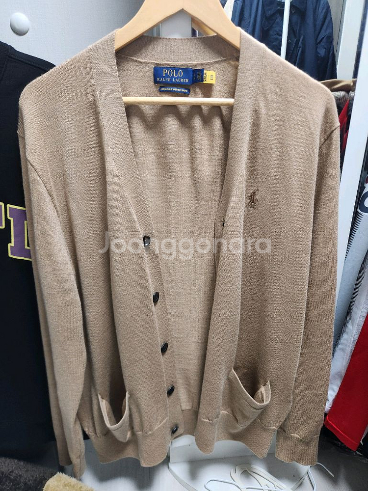 폴로 랄프로렌 메리노 울 가디건--0