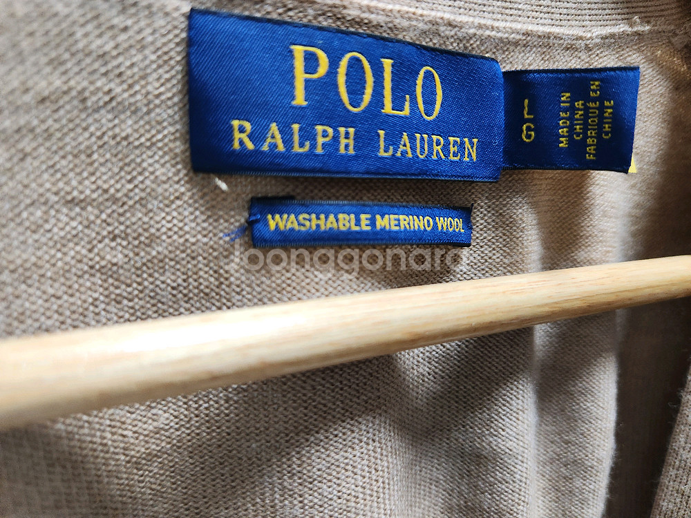 폴로 랄프로렌 메리노 울 가디건--1