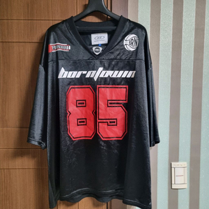 본투윈 한정판 85 럭비져지 블랙 상의 2사이즈