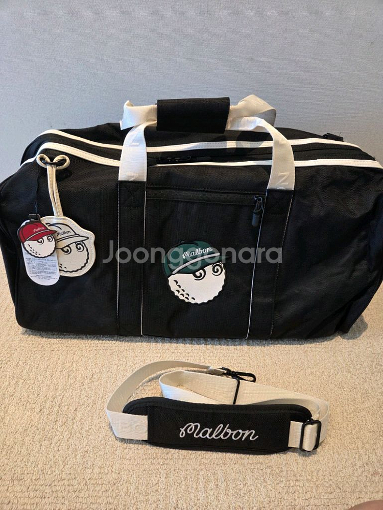 국내당일발송 말본골프백 캐디백 보스턴백 블랙--0