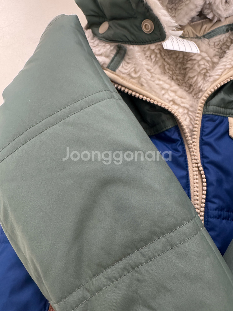 파타고니아 베이비 키즈 리버서블 패딩 4T--2