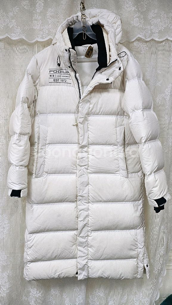 K2 화이트 롱패딩--1