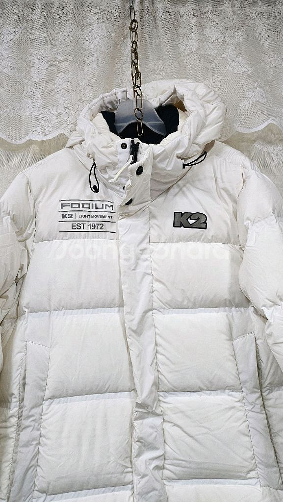 K2 화이트 롱패딩--6