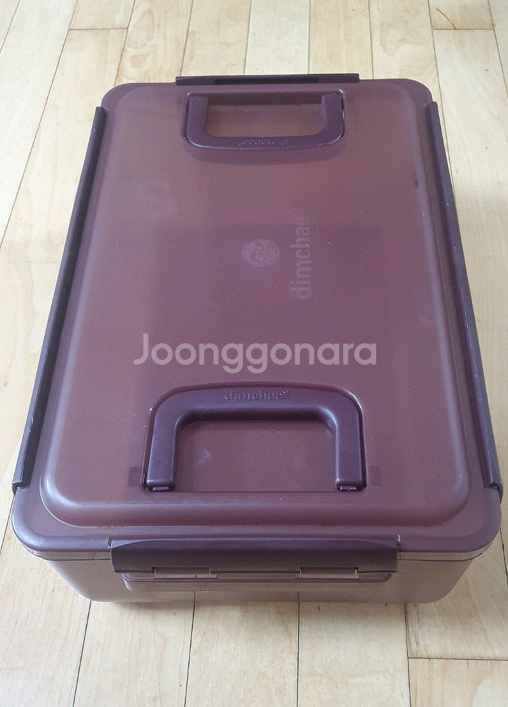 딤채 김치통 13.3L 용량 4개--0