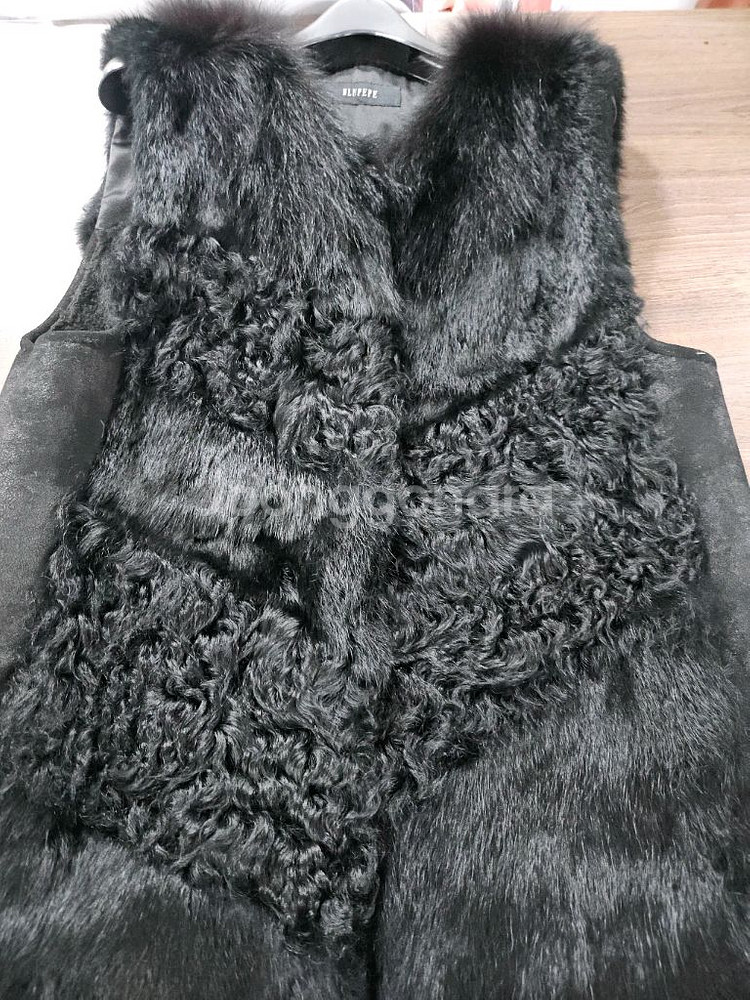 BLUPEPE 밍크퍼 가죽베스트 55--5