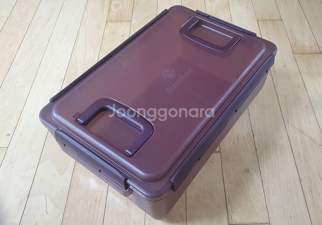 딤채 김치통 13.3L 용량 4개--1