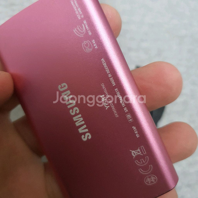 삼성 옙 YEPP YP-R1 4기가 mp3 엠피쓰리--4