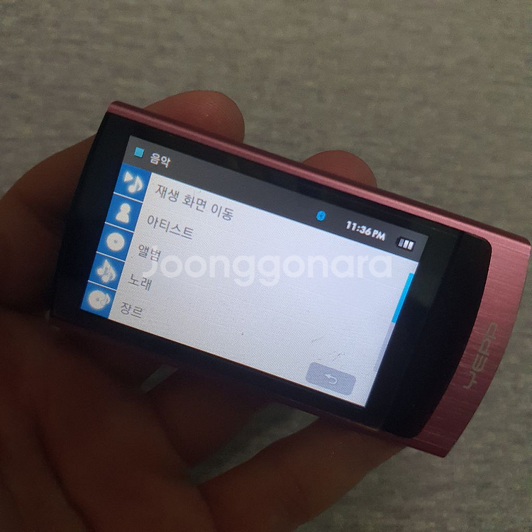 삼성 옙 YEPP YP-R1 4기가 mp3 엠피쓰리--6