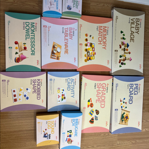 베이비 몬테소리 교구 세트