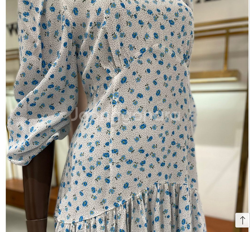 미착용) 랭앤루 데라 플라워 롱 원피스 화이트 봄가을--3