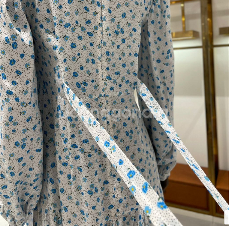 미착용) 랭앤루 데라 플라워 롱 원피스 화이트 봄가을--5