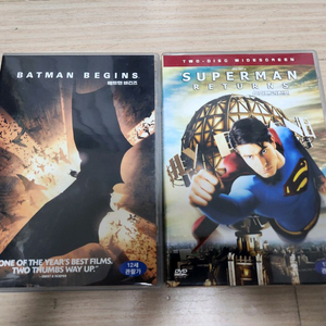 DVD 수퍼맨 리턴즈, 배트맨 비긴즈 일괄판매