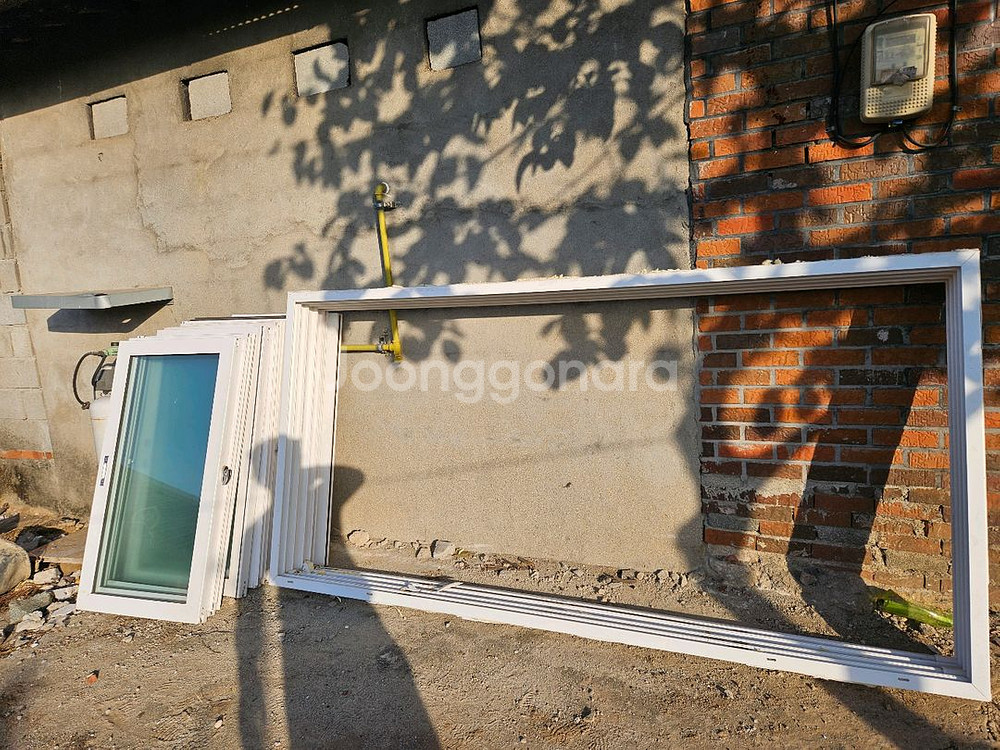 이중창 하이샤시 창호 창문 세트--0