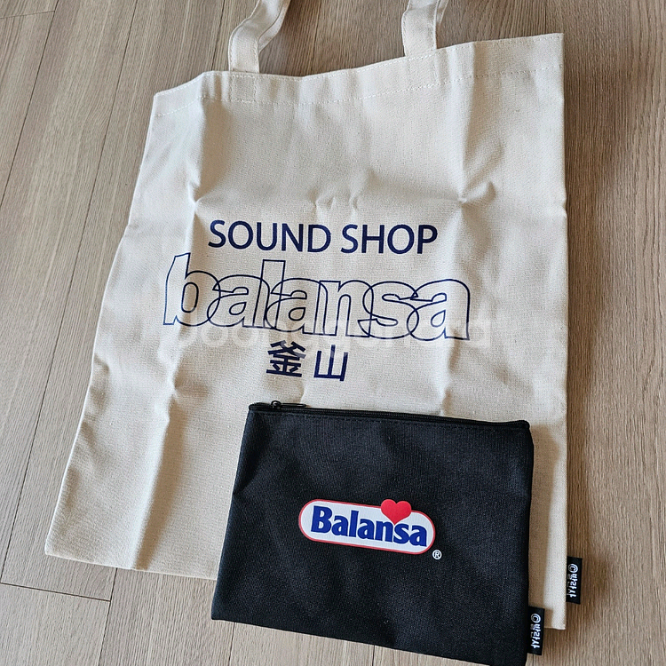 새제품) 발란사 부산 에코백 파우치 세트 미사용 Balansa--1