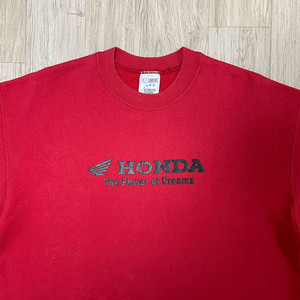 100~105) 90s 스크린스타 혼다 빅로고 맨투맨(RRL&LVC&폴로