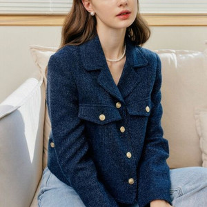 룩캐스트 에밀리 트위드자켓 S