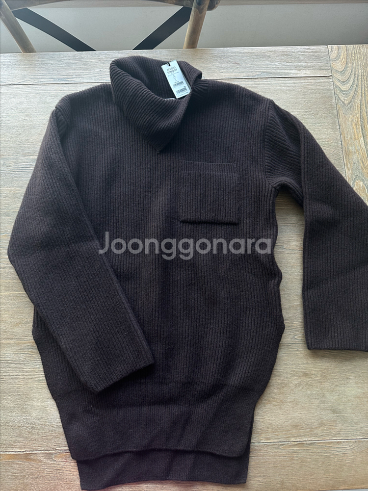 톰보이 스튜디오 터틀넥 니트 원피스, 브라운 free사이즈--0