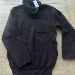 톰보이 스튜디오 터틀넥 니트 원피스, 브라운 free사이즈