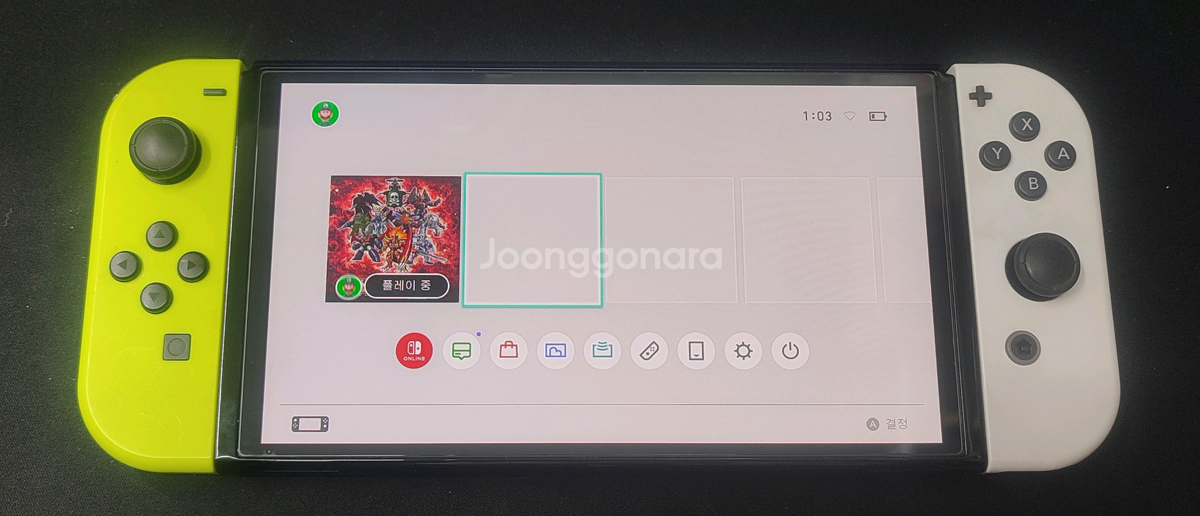 닌텐도 스위치 OLED 본체단품, 정품 조이콘 팝니다--1