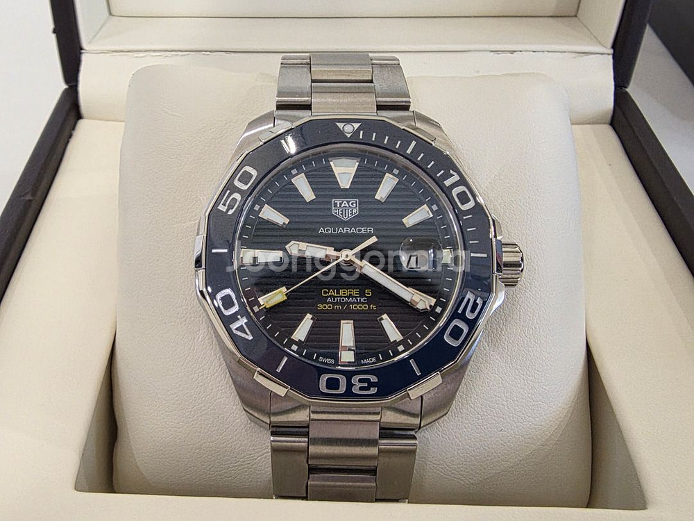 태그호이어 아쿠아레이서 WAY201B 청판오토 43MM--0