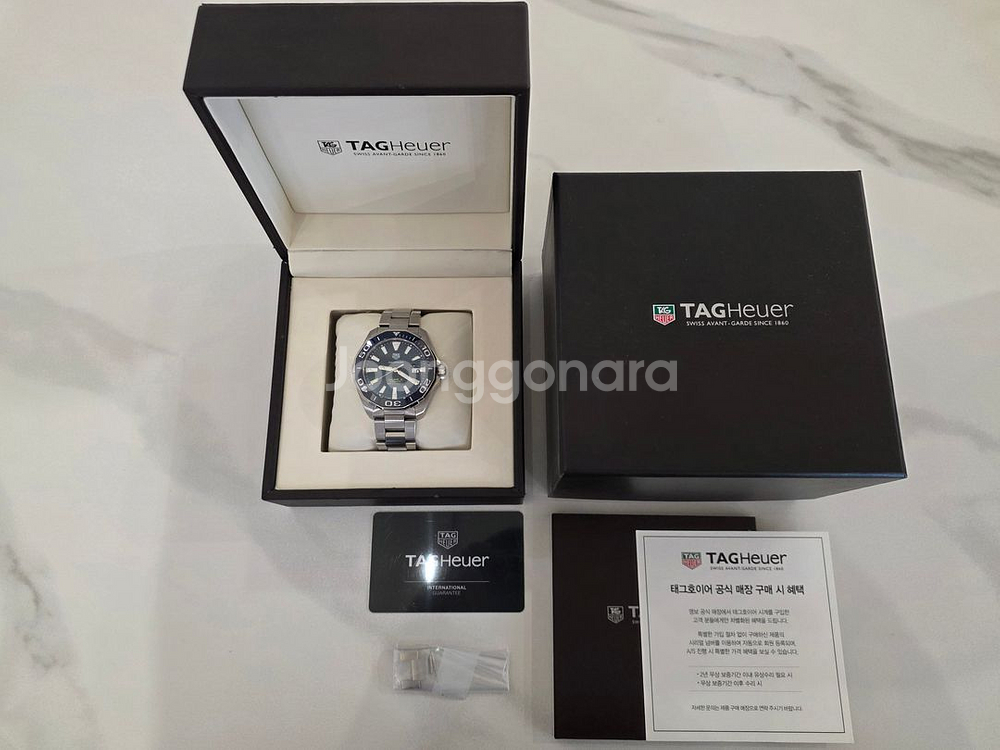 태그호이어 아쿠아레이서 WAY201B 청판오토 43MM--1