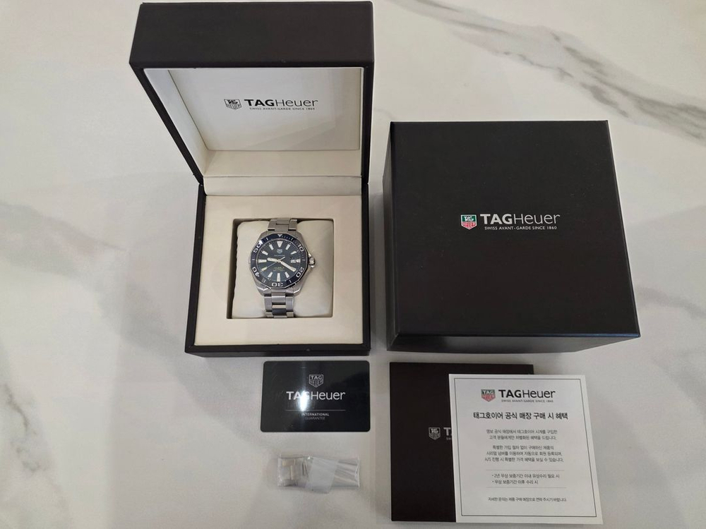 태그호이어 아쿠아레이서 WAY201B 청판오토 이미지