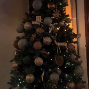 빈티지느낌 크리스마스트리 장식 세트 대형 175cm