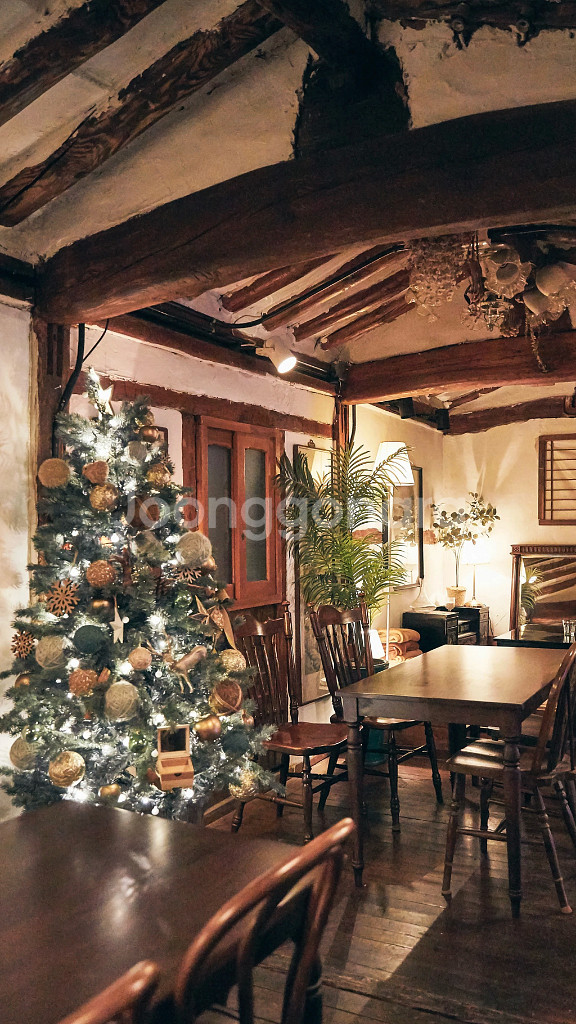 빈티지느낌 크리스마스트리 장식 세트 대형 175cm--3