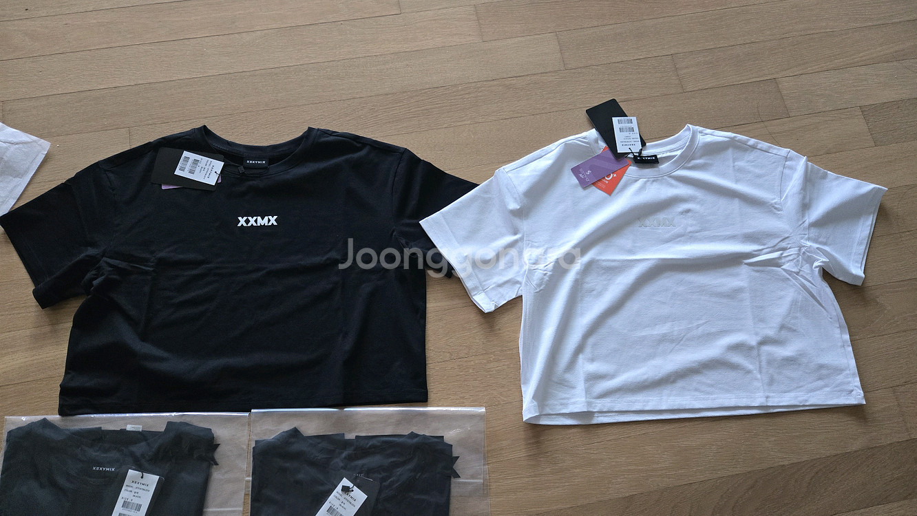 젝시믹스 크롭 상의s--0