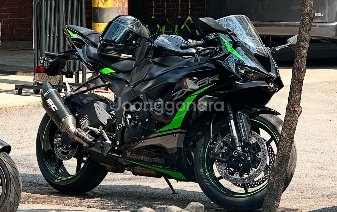 카와사키 ZX6R 스포츠바이크--1