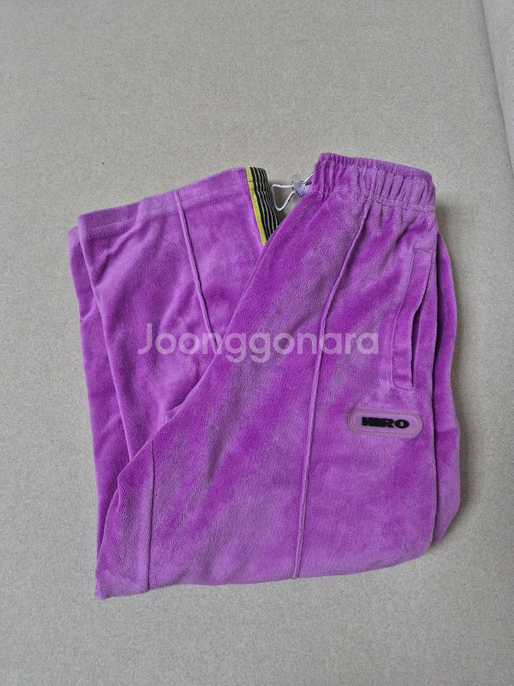 히로 벨로아 팬츠 퍼플 120--0