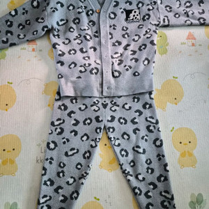 리미떼두두 레오파드 패턴 상하복 세트