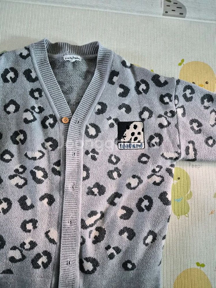 리미떼두두 레오파드 패턴 상하복 세트--1