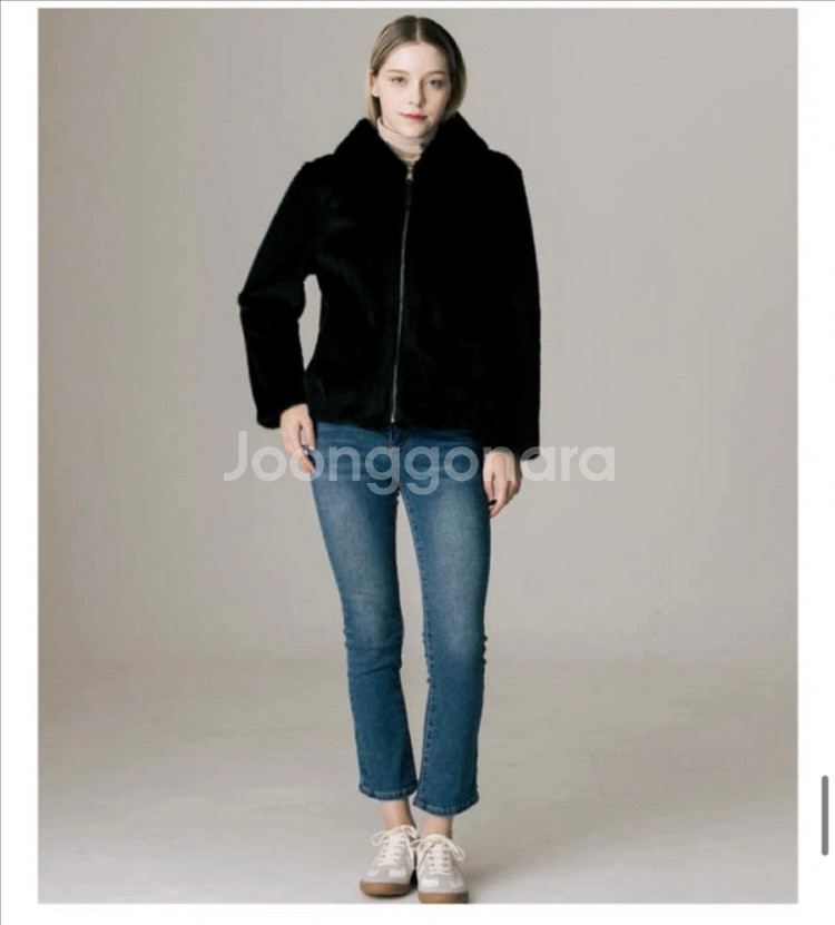 라벨르 후드집업 페이크퍼 에코퍼 퍼자켓 인조퍼 밍크--1