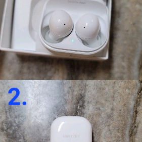 버즈2 무선이어폰 화이트 2세트