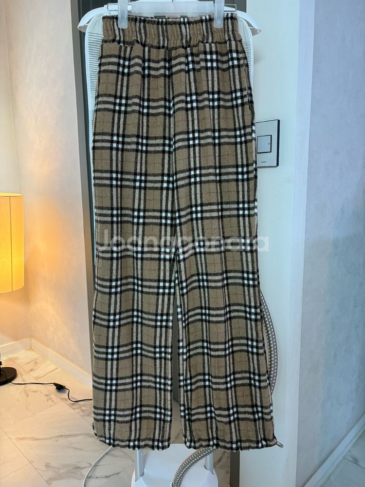 쎄미 키드모헤어 가디건, 페이퍼 스튜디오 체크 스트링 팬츠--5