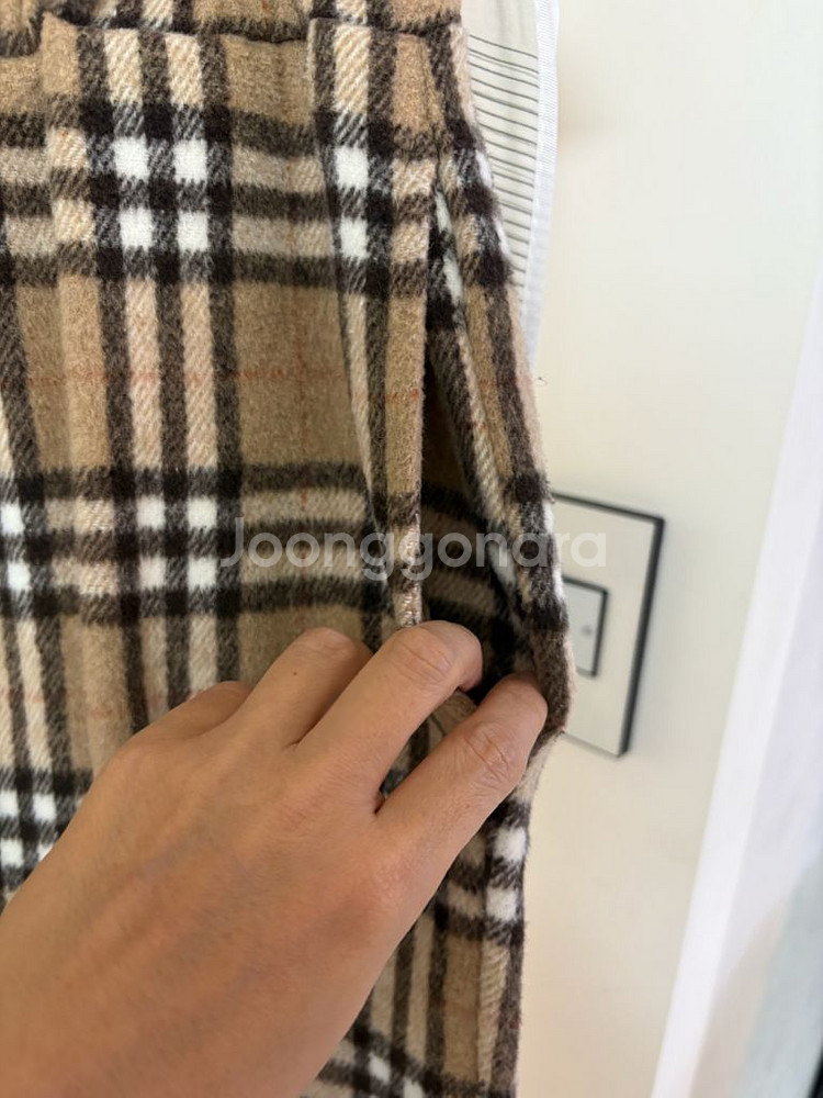 쎄미 키드모헤어 가디건, 페이퍼 스튜디오 체크 스트링 팬츠--7