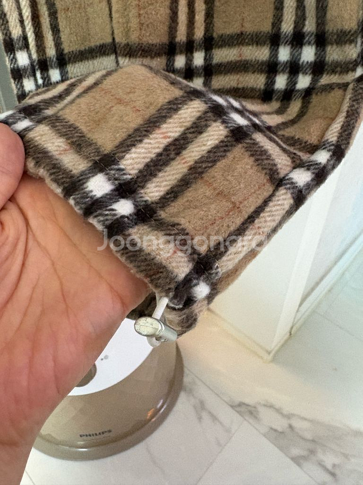 쎄미 키드모헤어 가디건, 페이퍼 스튜디오 체크 스트링 팬츠--6