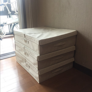 무인양품 수납 상자 (3개)