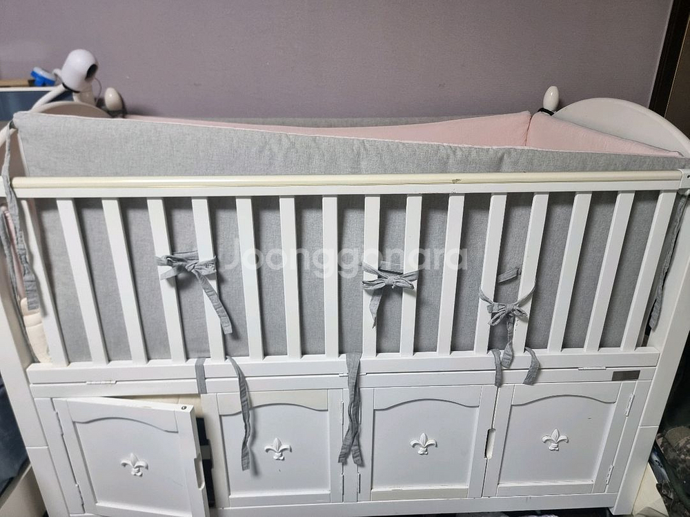 쁘띠라뺑 프리미엄미뇽 아기침대--1