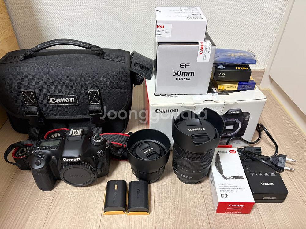 캐논 EOS 80D 카메라 세트 일괄판매--0