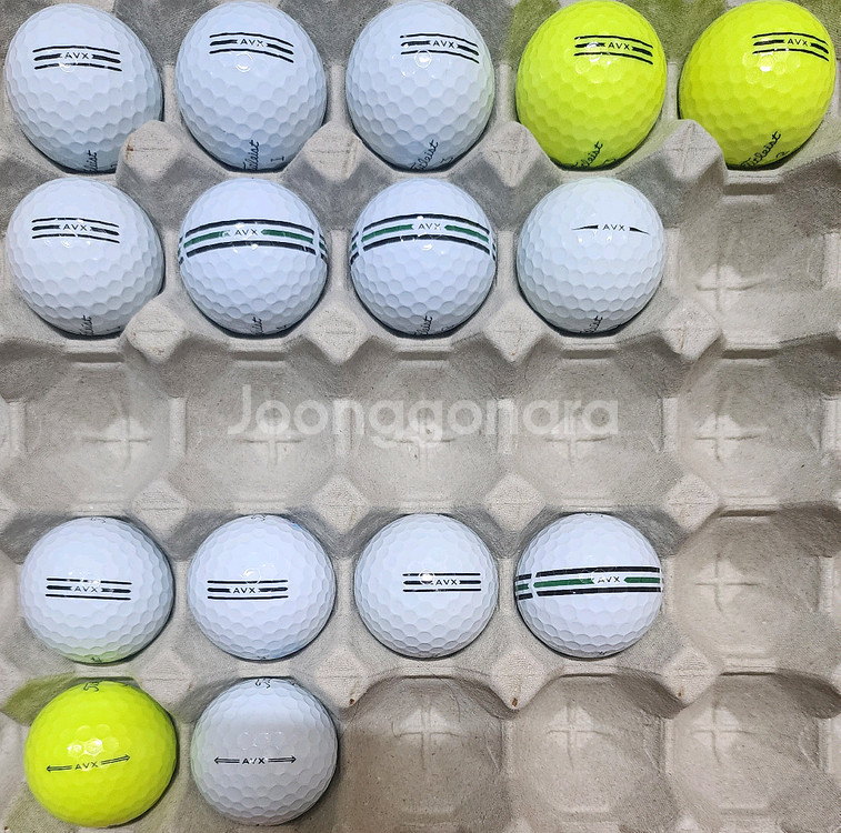 타이틀리스트 AVX 로스트볼 골프공 15알--0