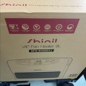 신일 VIP 팬히터 1200 블랙 미개봉