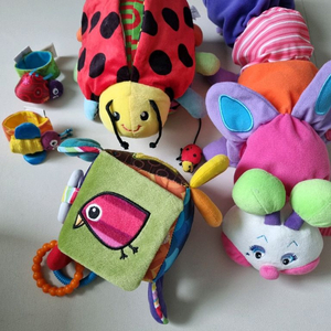 라마즈 아기촉감놀이 헝겊책 무당벌레 애벌레 인형