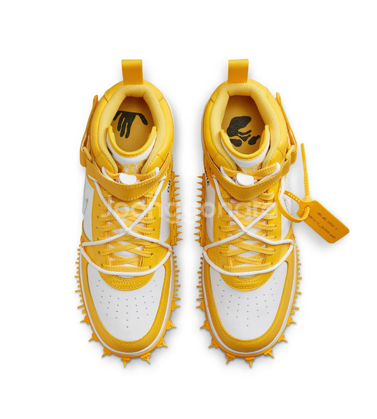 [260 265 270] 나이키 x 오프화이트 에어포스1 미드 운동화--3