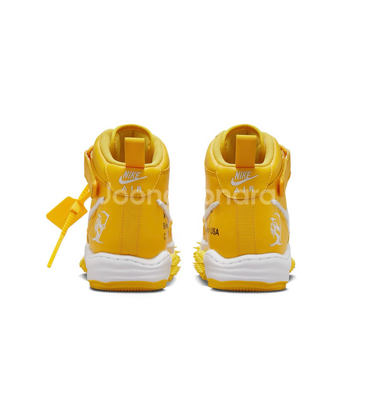 [260 265 270] 나이키 x 오프화이트 에어포스1 미드 운동화--4