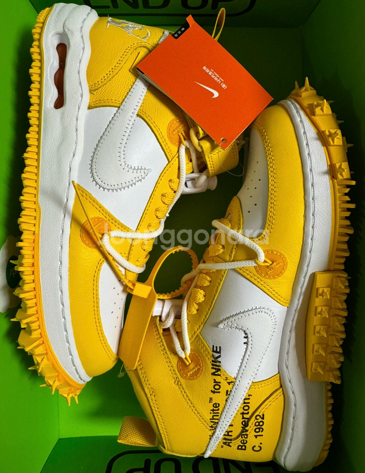 [260 265 270] 나이키 x 오프화이트 에어포스1 미드 운동화--7