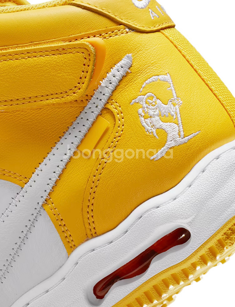 [260 265 270] 나이키 x 오프화이트 에어포스1 미드 운동화--5