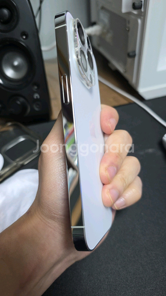 아이폰 14프로 자급제 실버 512기가 판매합니다. 배터리성능 100프로--3