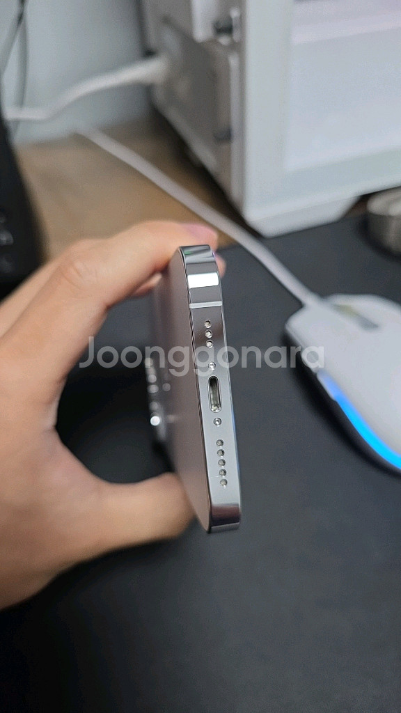 아이폰 14프로 자급제 실버 512기가 판매합니다. 배터리성능 100프로--6